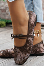 Zapatos Planos Informales con Lentejuelas Bordadas