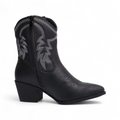Juana - Bota Campera Muy Baja Bordada
