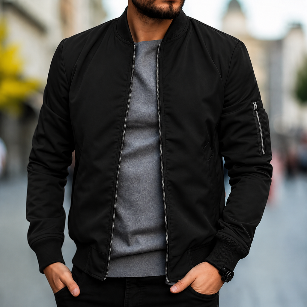 Chaqueta Bomber para Hombre - Estilo, Confort y Protección