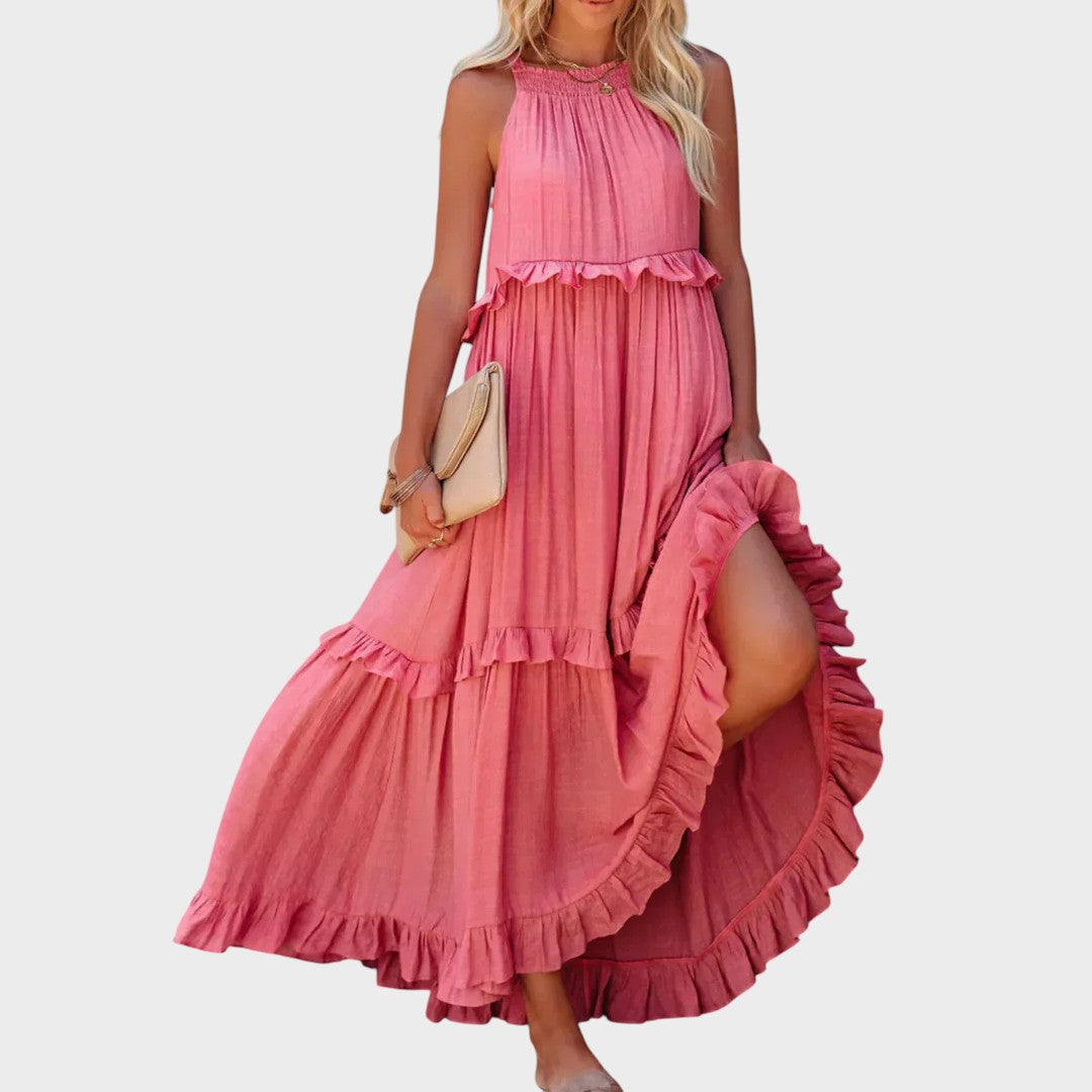 Landry | Ruffle Trim Sleeveless Dress