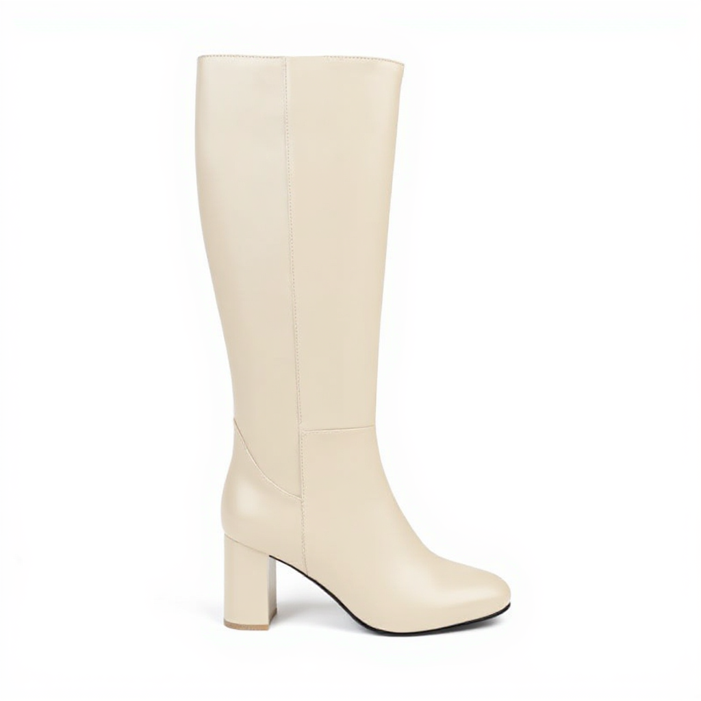 Hedda - Botas Alta Elegante de Tacón Alto