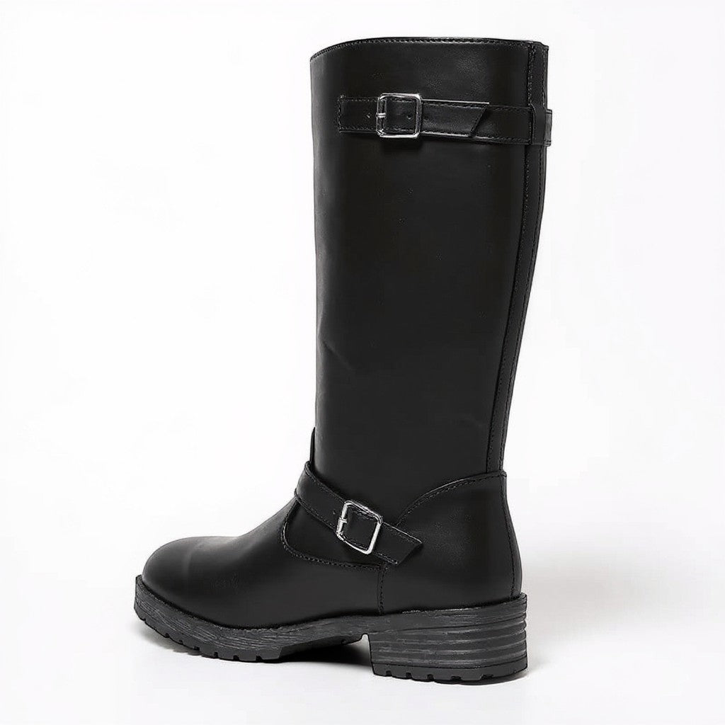 Freja - Botas Media Caña de Piel