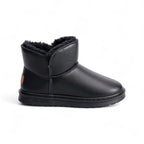 Hyra - Bota Forrada Negro de Símil Piel de Tendencia