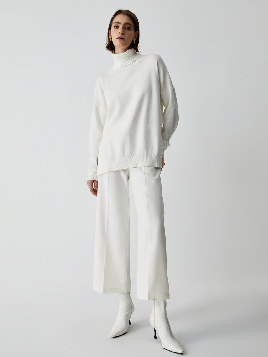 Pantalón Culotte Ancho Semitransparente
