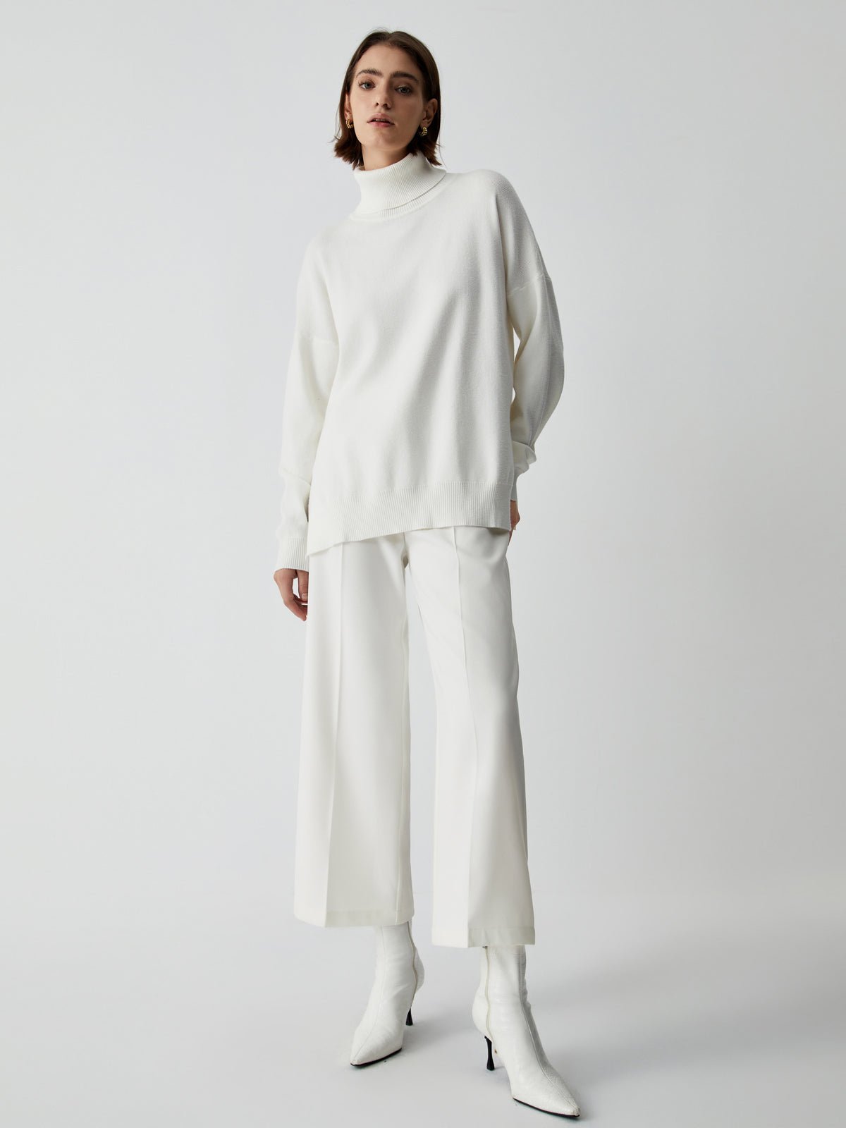 Pantalón Culotte Ancho Semitransparente