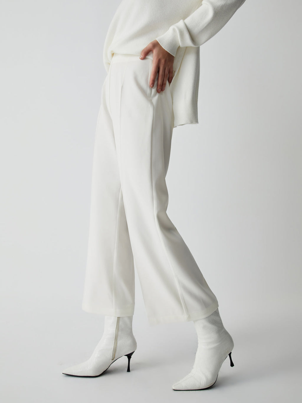 Pantalón Culotte Ancho Semitransparente