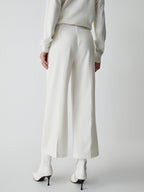 Pantalón Culotte Ancho Semitransparente