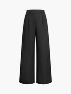 Pantalón Ancho Liso Sin Cinturón