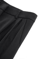 Pantalón Ancho Liso Sin Cinturón