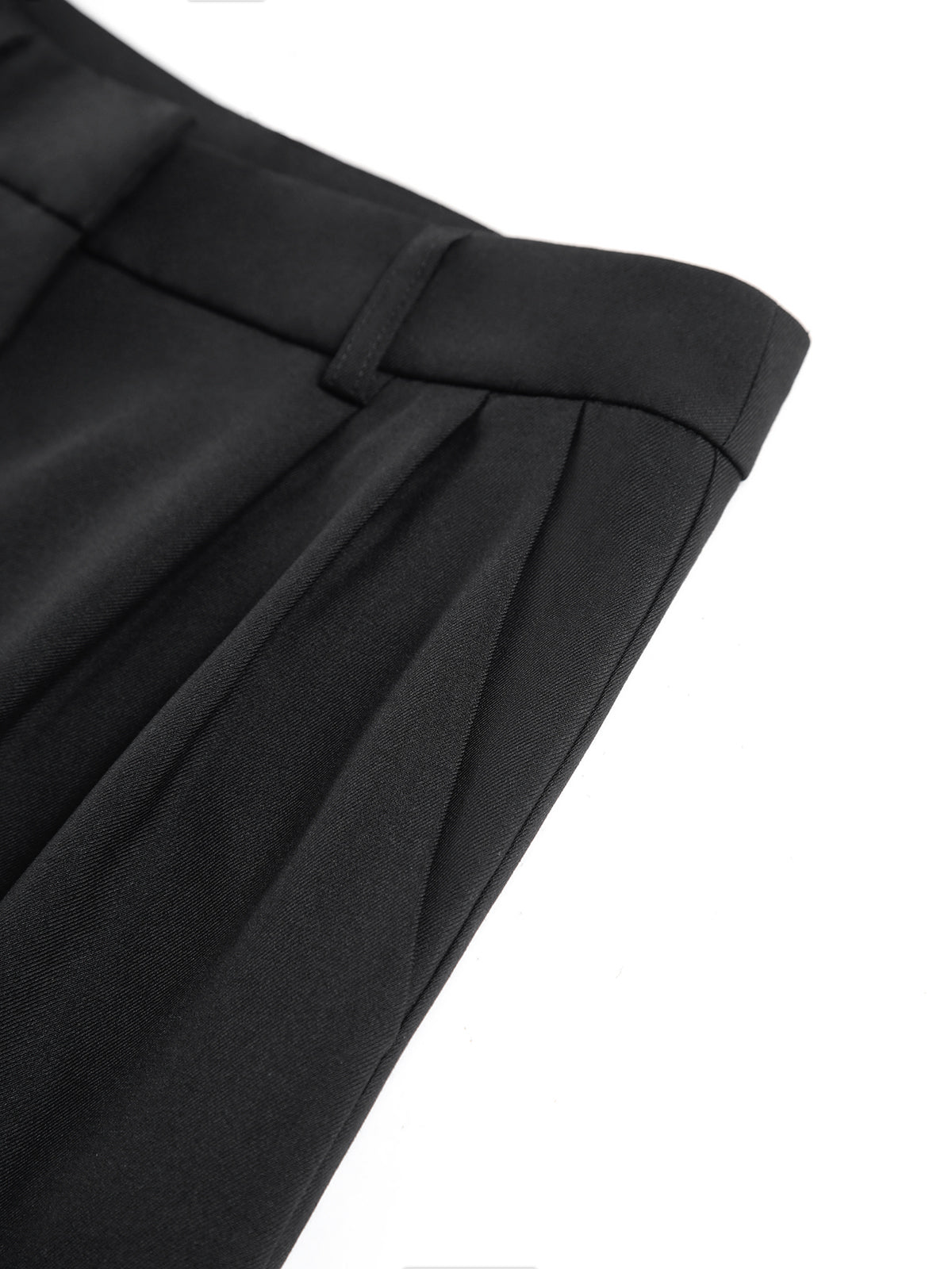 Pantalón Ancho Liso Sin Cinturón