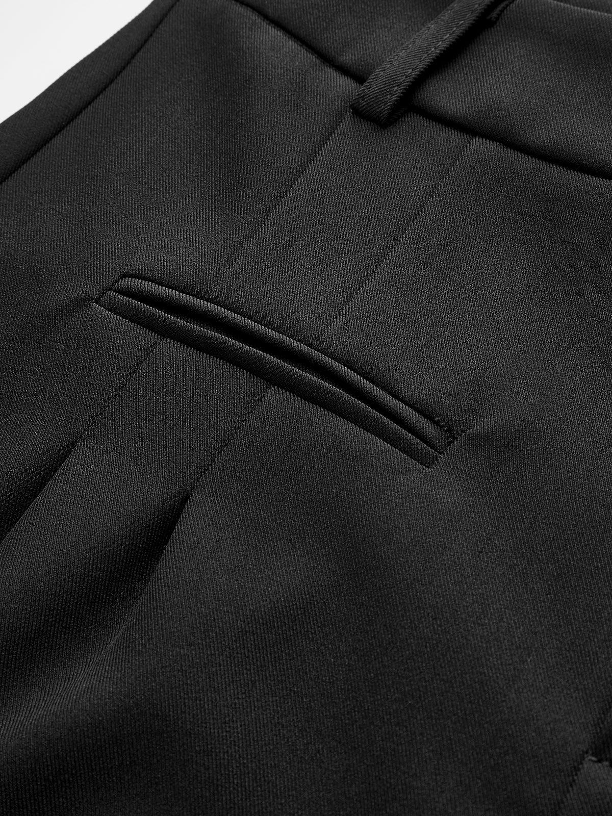 Shorts Semitransparentes de Cintura Media Sin Cinturón