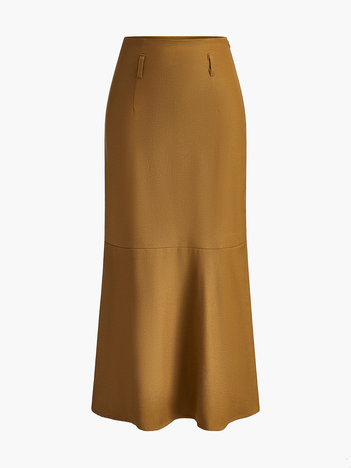 Falda Maxi Minimalista Lisa Sin Cinturón