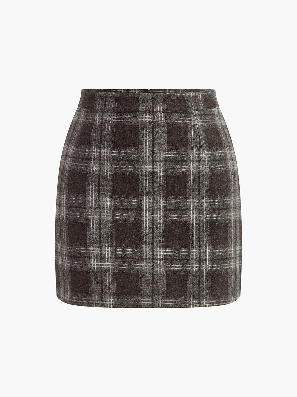 Minifalda de Tweed a Cuadros