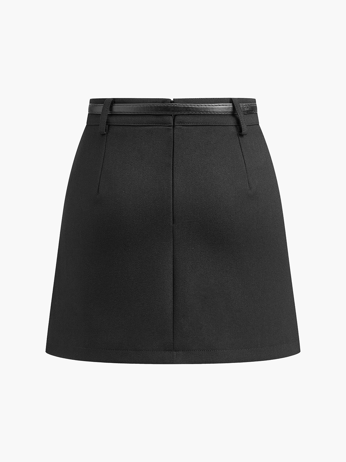 Minifalda Pantalón Esencial con Cinturón Fino