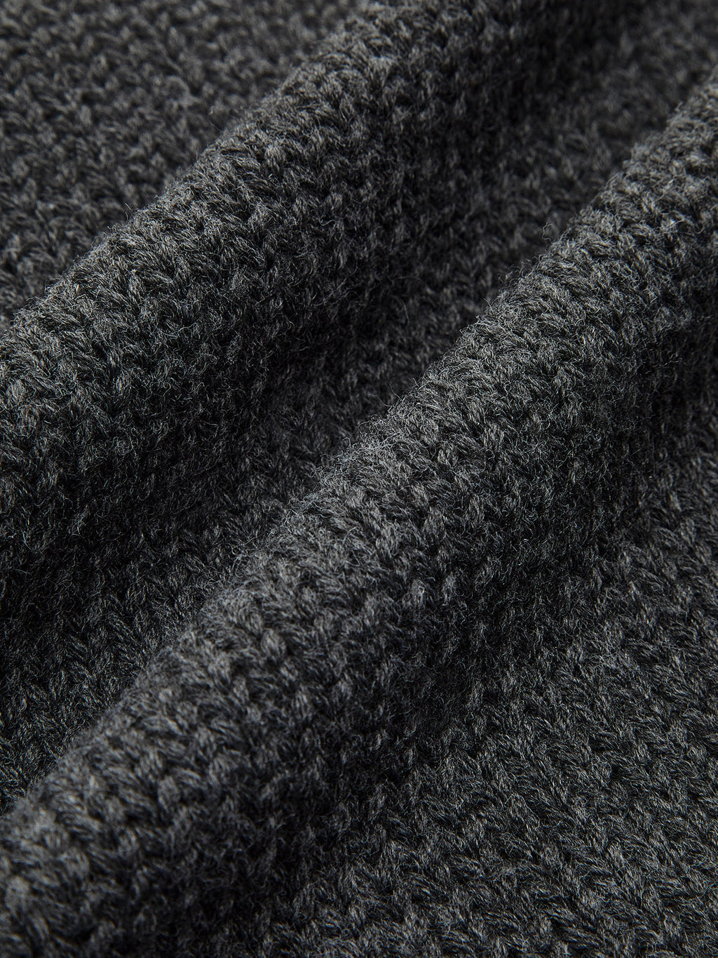 Double-Zip Pockets Lapel Cardigan