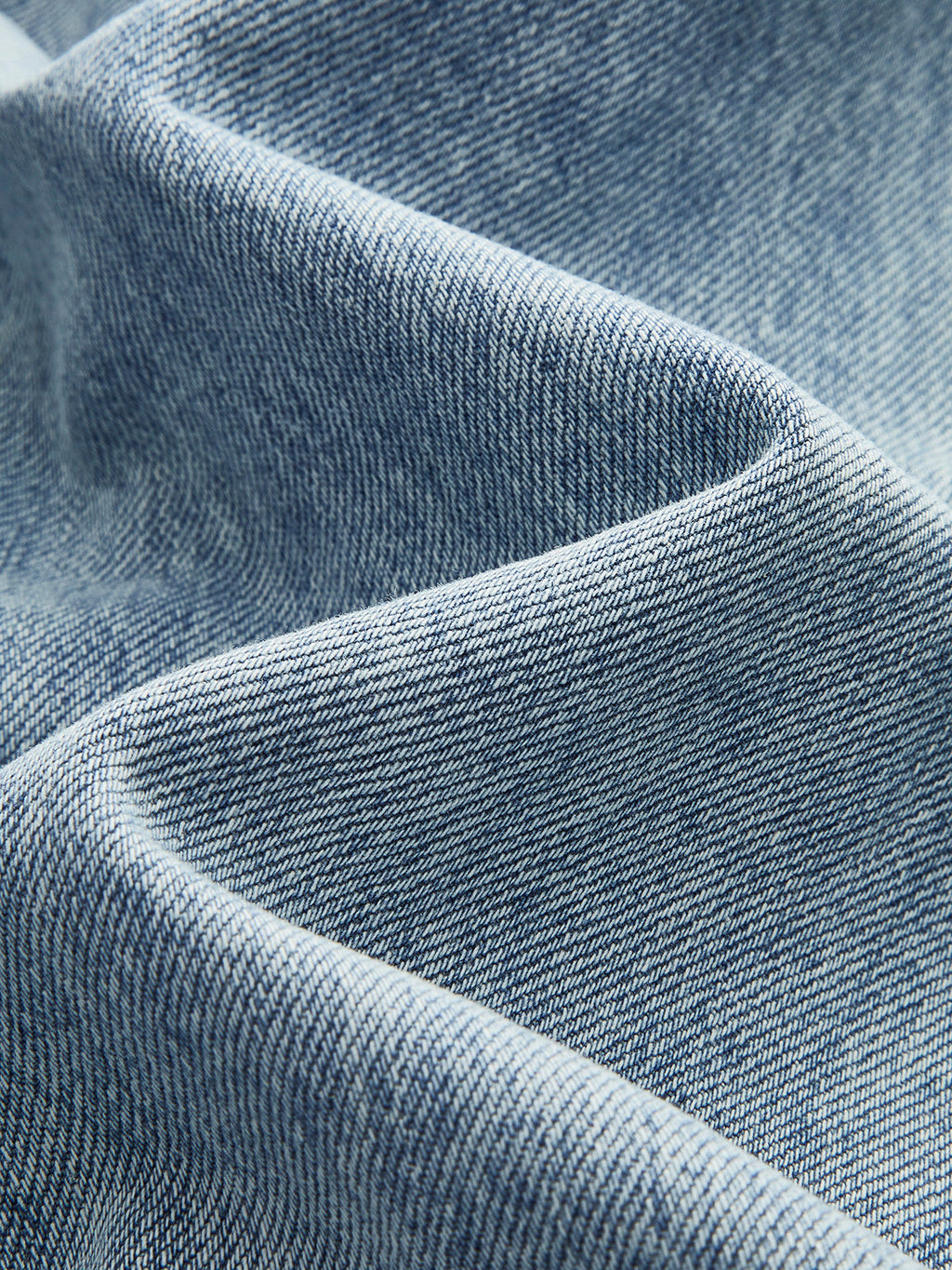 Jeans Anchos de Cintura Asimétrica