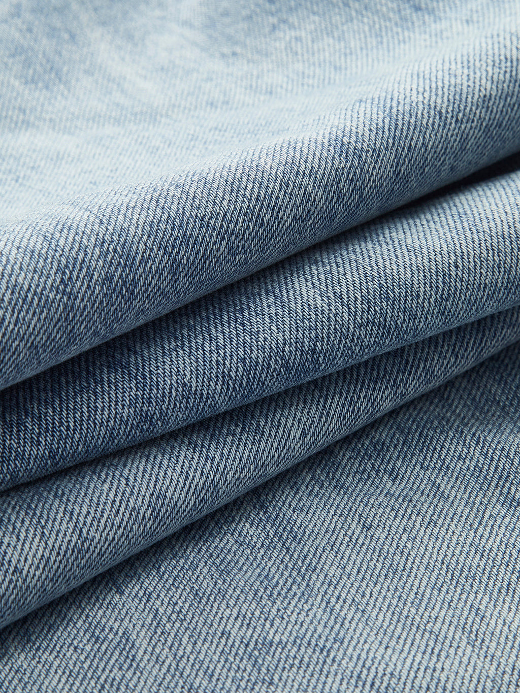 Jeans Anchos de Cintura Asimétrica