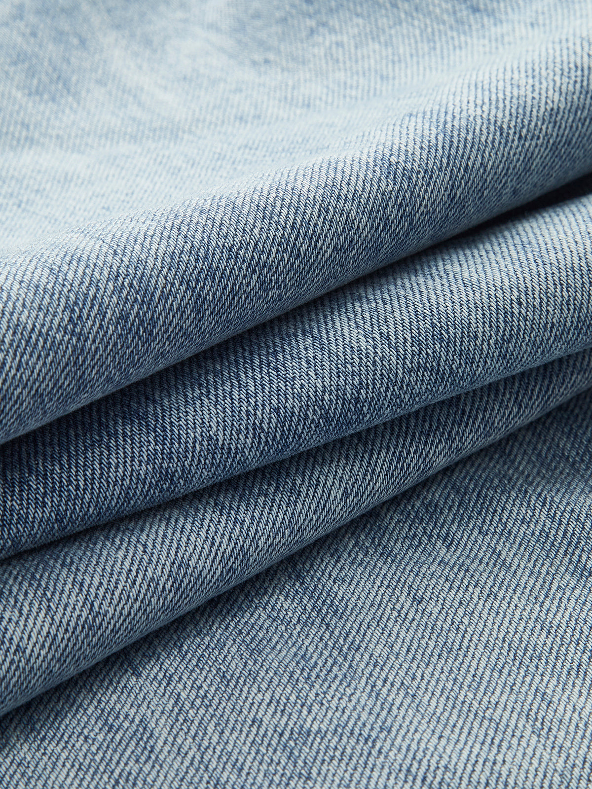 Jeans Anchos de Cintura Asimétrica