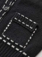 Contrast Trim Cardigan