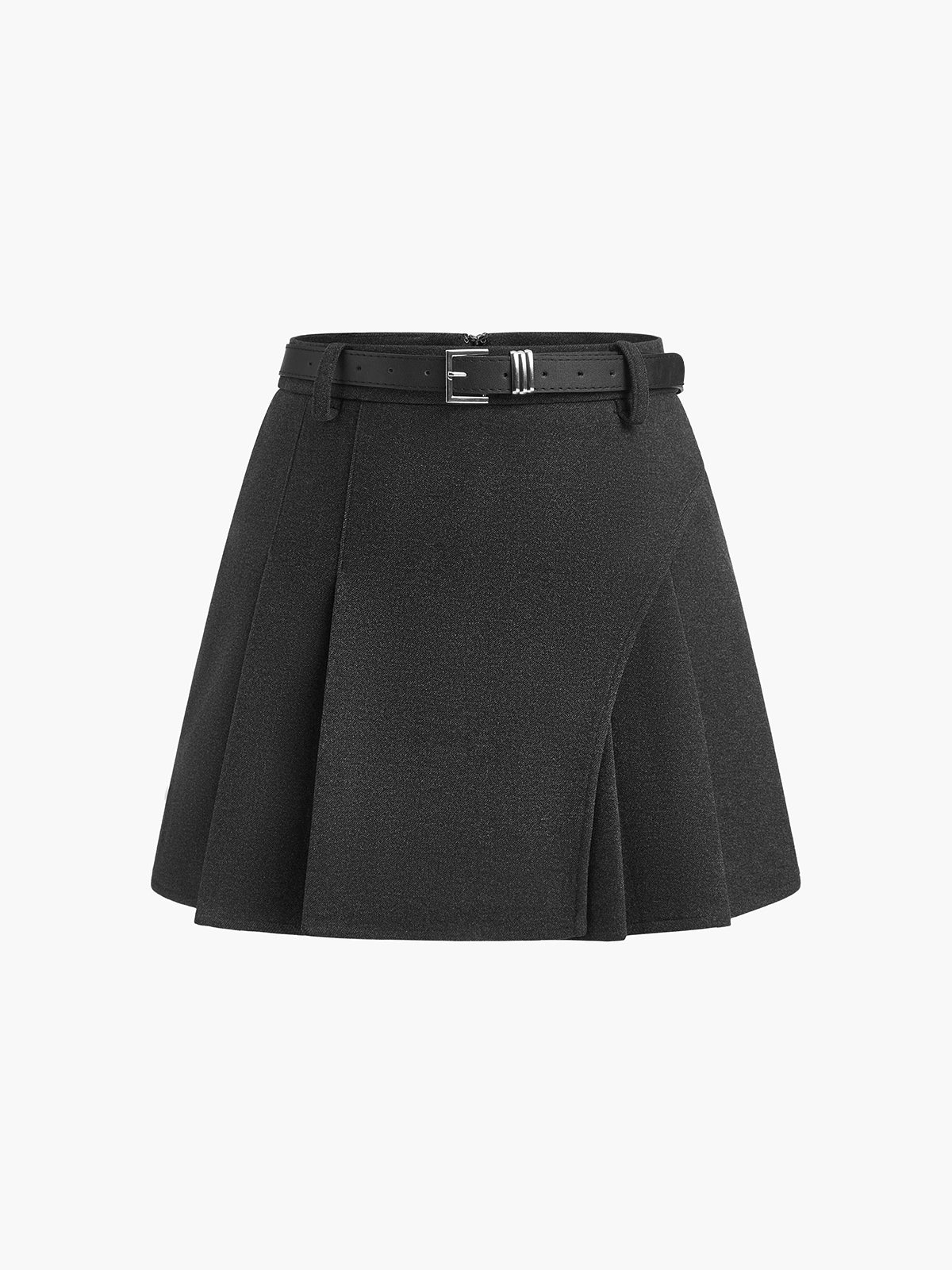 Minifalda Elegante Plisada con Cinturón
