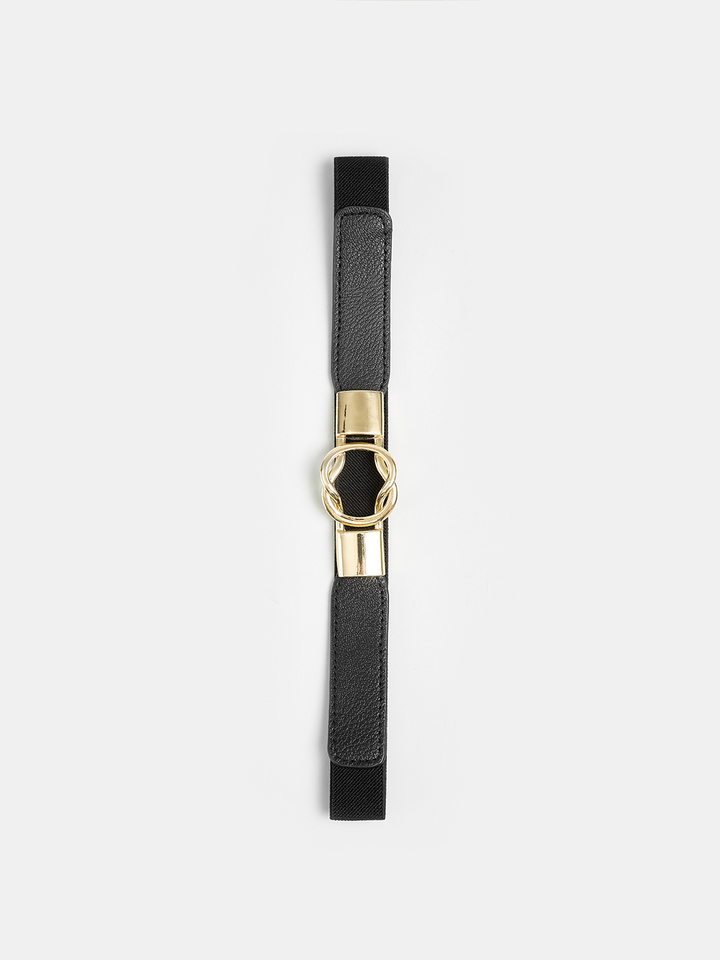 Interlocking Ring Buckle Elastic Belt