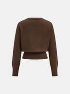 Asymmetric Button Front Cardigan