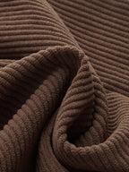 Pantalón Ancho Plisado de Pana