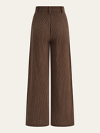 Pantalón Ancho Plisado de Pana