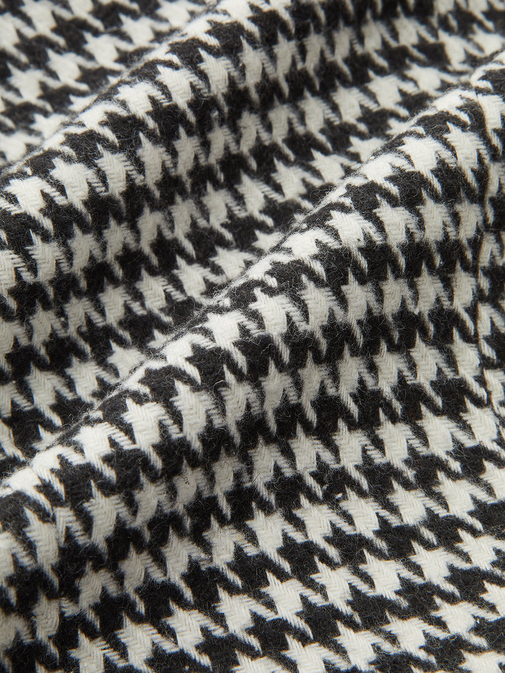 Houndstooth Tweed Belted Vest