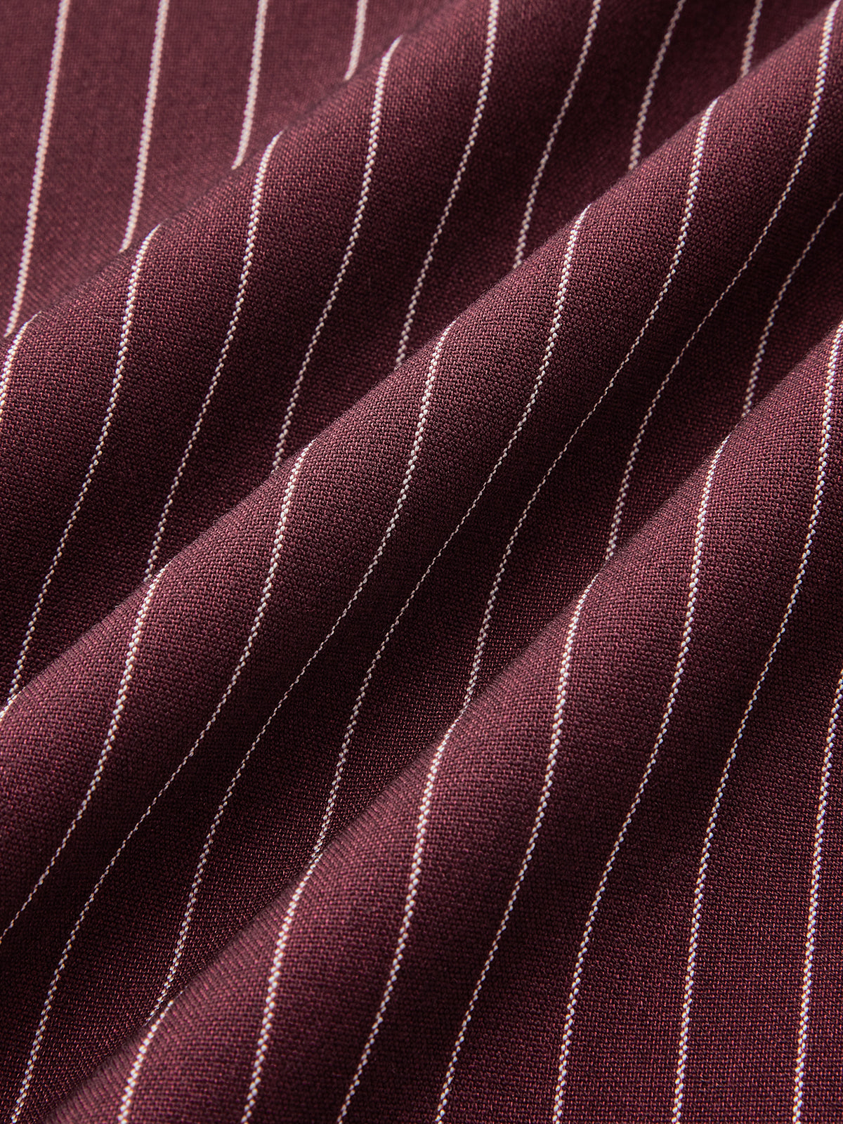 Pantalón Ancho de Raya Diplomática con Cinturilla Asimétrica