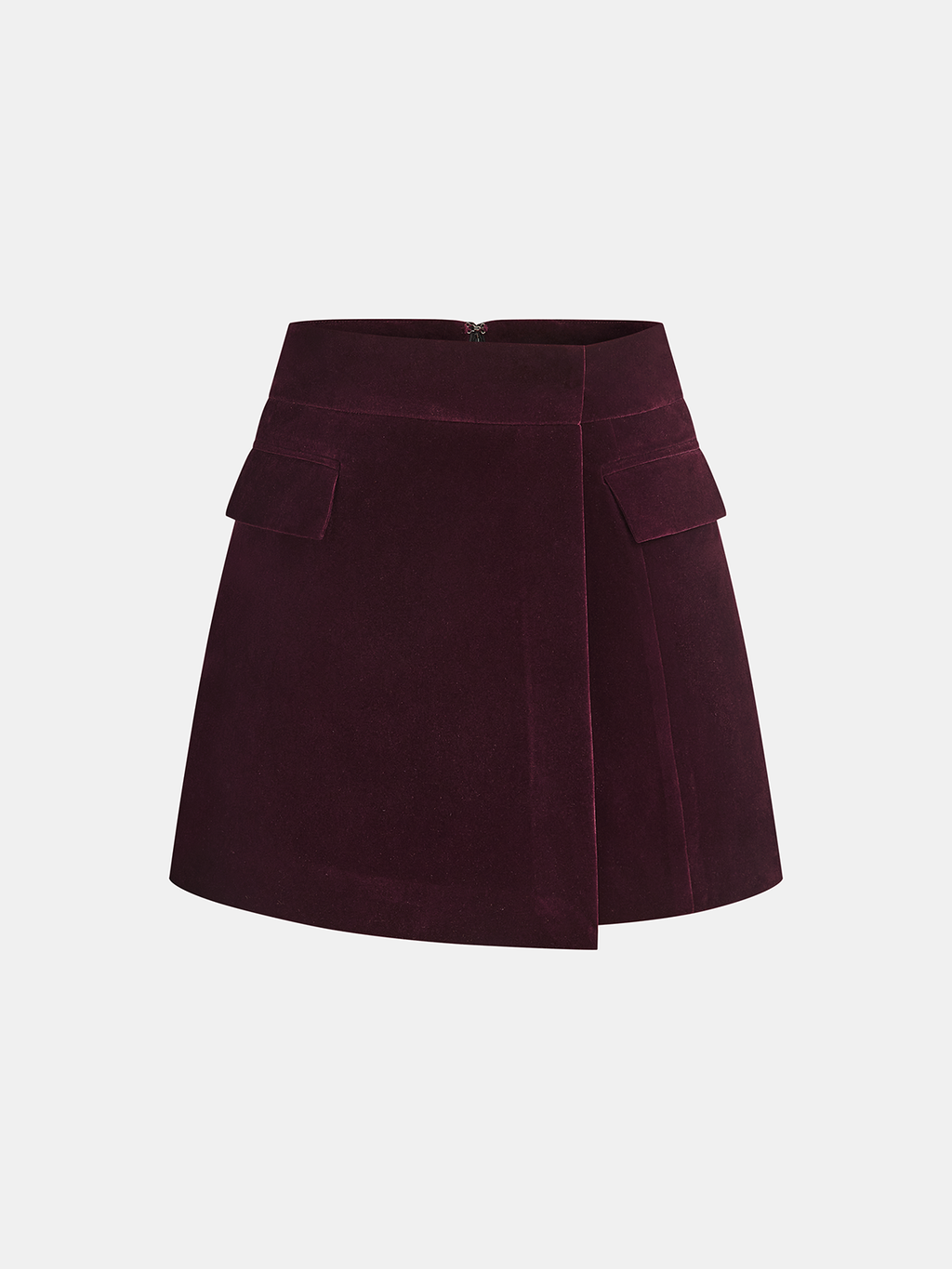 Minifalda Asimétrica de Pana