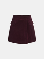 Minifalda Asimétrica de Pana