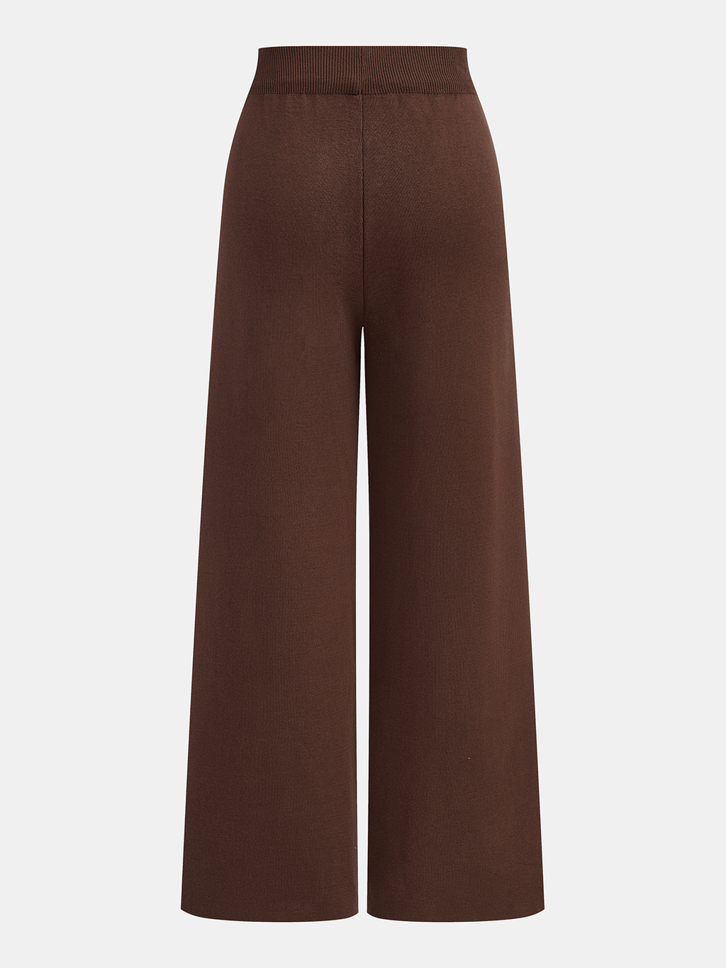 Conjunto de Tres Piezas: Top Cuello Alto, Cárdigan y Pantalón de Punto