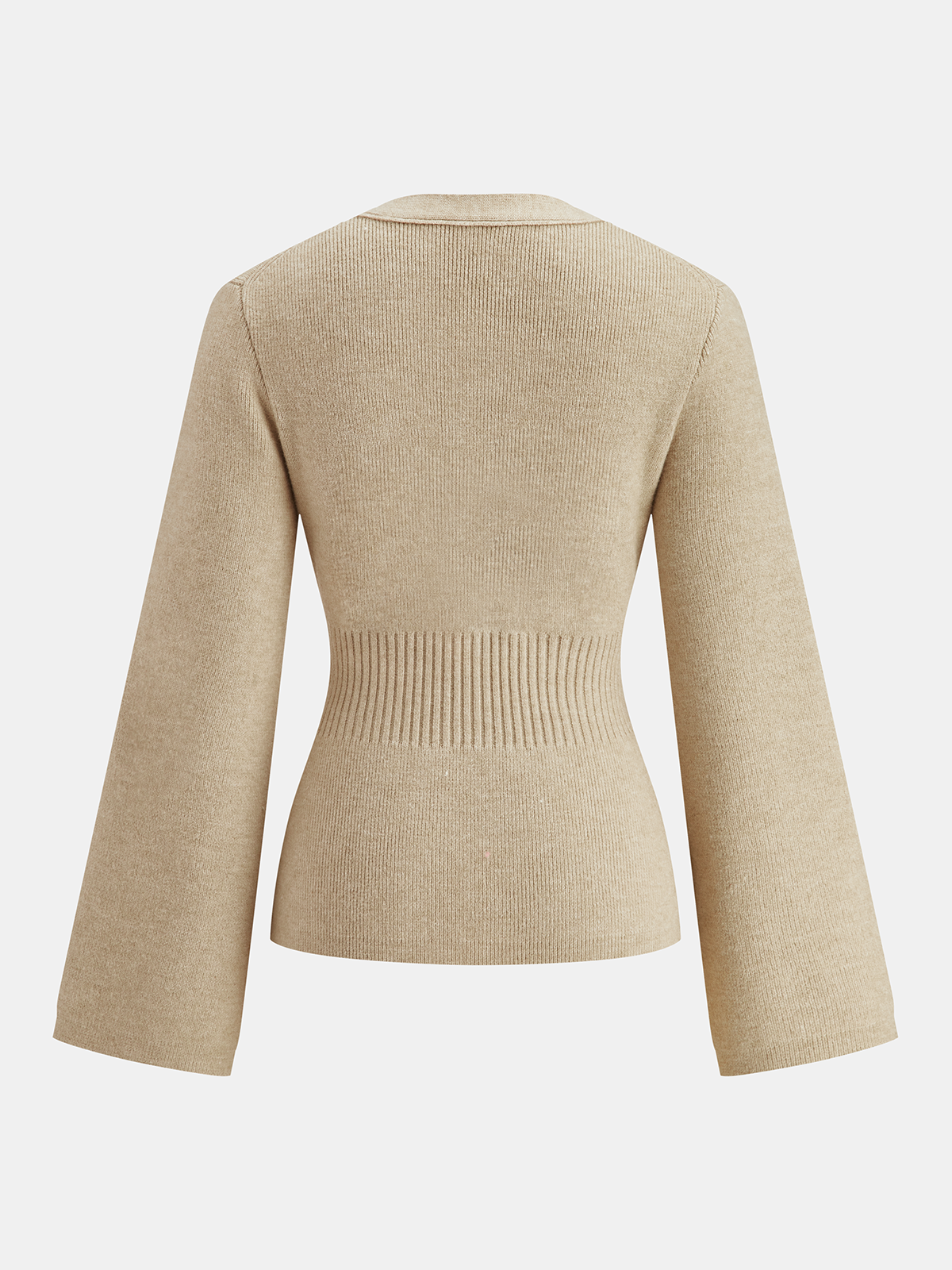 V-Neck Buttoned Slim Cardigans