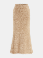 Mohair Knit Cardigan and Mermaid Skirt Set