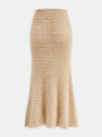 Mohair Knit Cardigan and Mermaid Skirt Set