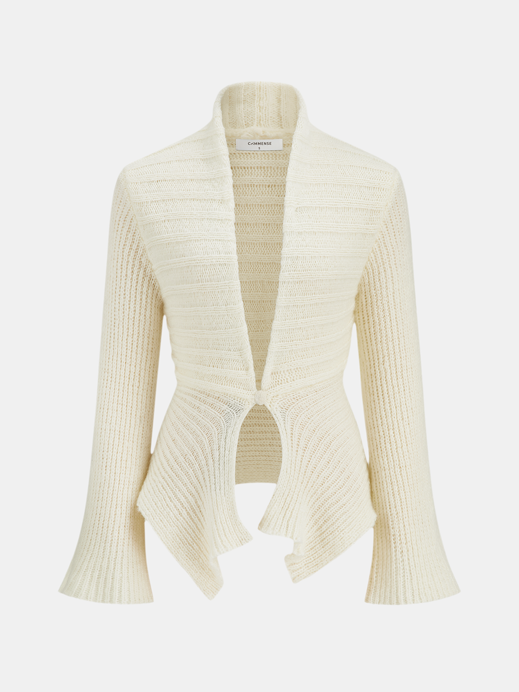 V-neck Long-sleeved Loose Knitted Cardigan