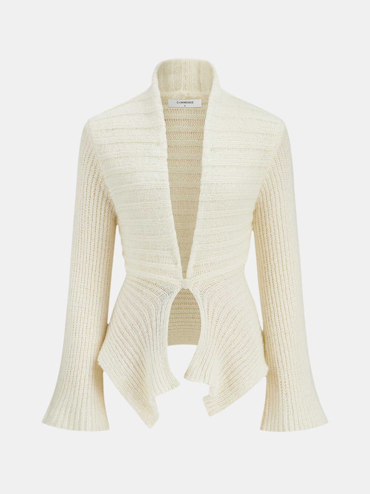 V-neck Long-sleeved Loose Knitted Cardigan