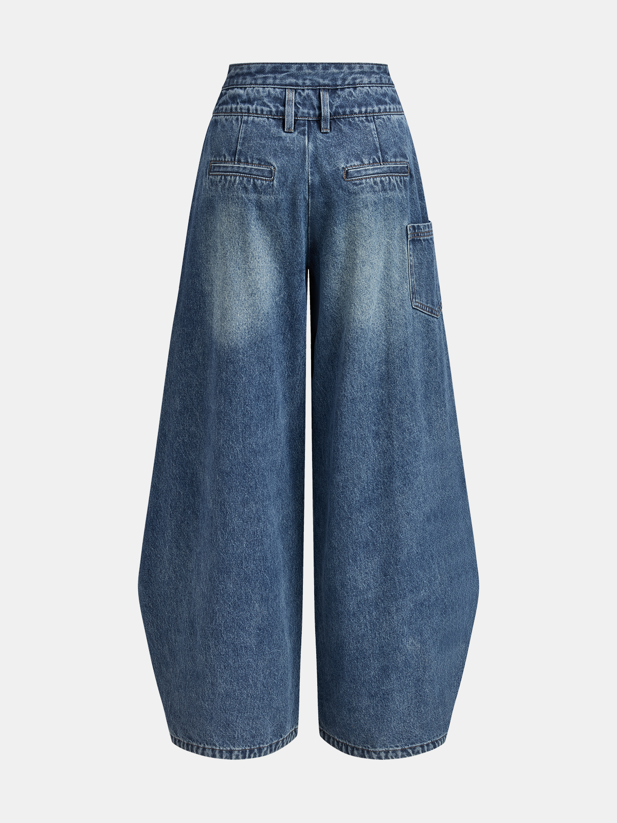 Jeans Anchos Cruzados
