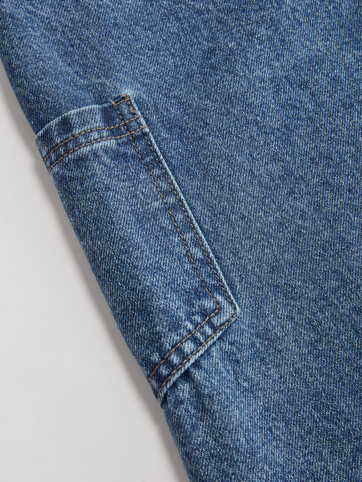 Jeans Anchos Cruzados