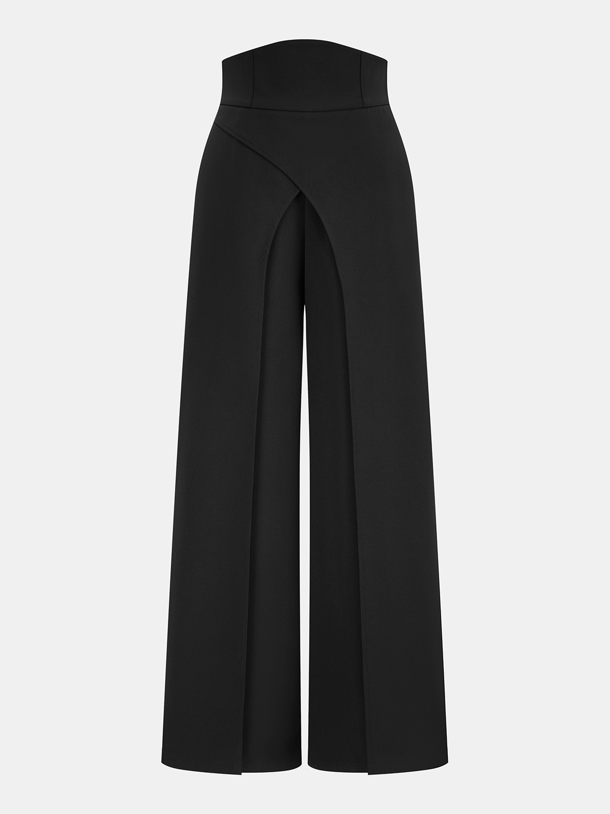 Pantalón Ancho Asimétrico de Cintura Alta