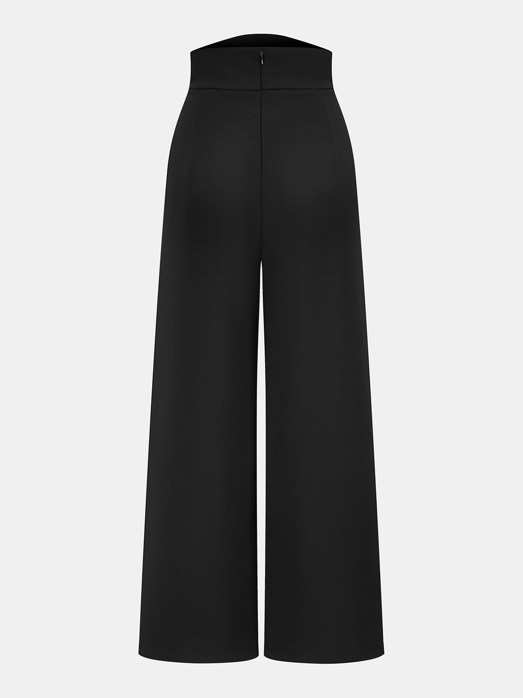 Pantalón Ancho Asimétrico de Cintura Alta