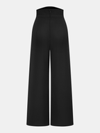 Pantalón Ancho Asimétrico de Cintura Alta