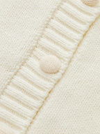 Tie-Back Button Knitted Cardigan