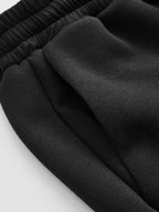 Conjunto de Sudadera con Hombros Descubiertos y Pantalón con Cordón