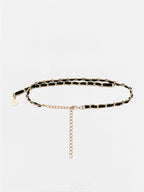 Coin Charm Wrap Chain Belt
