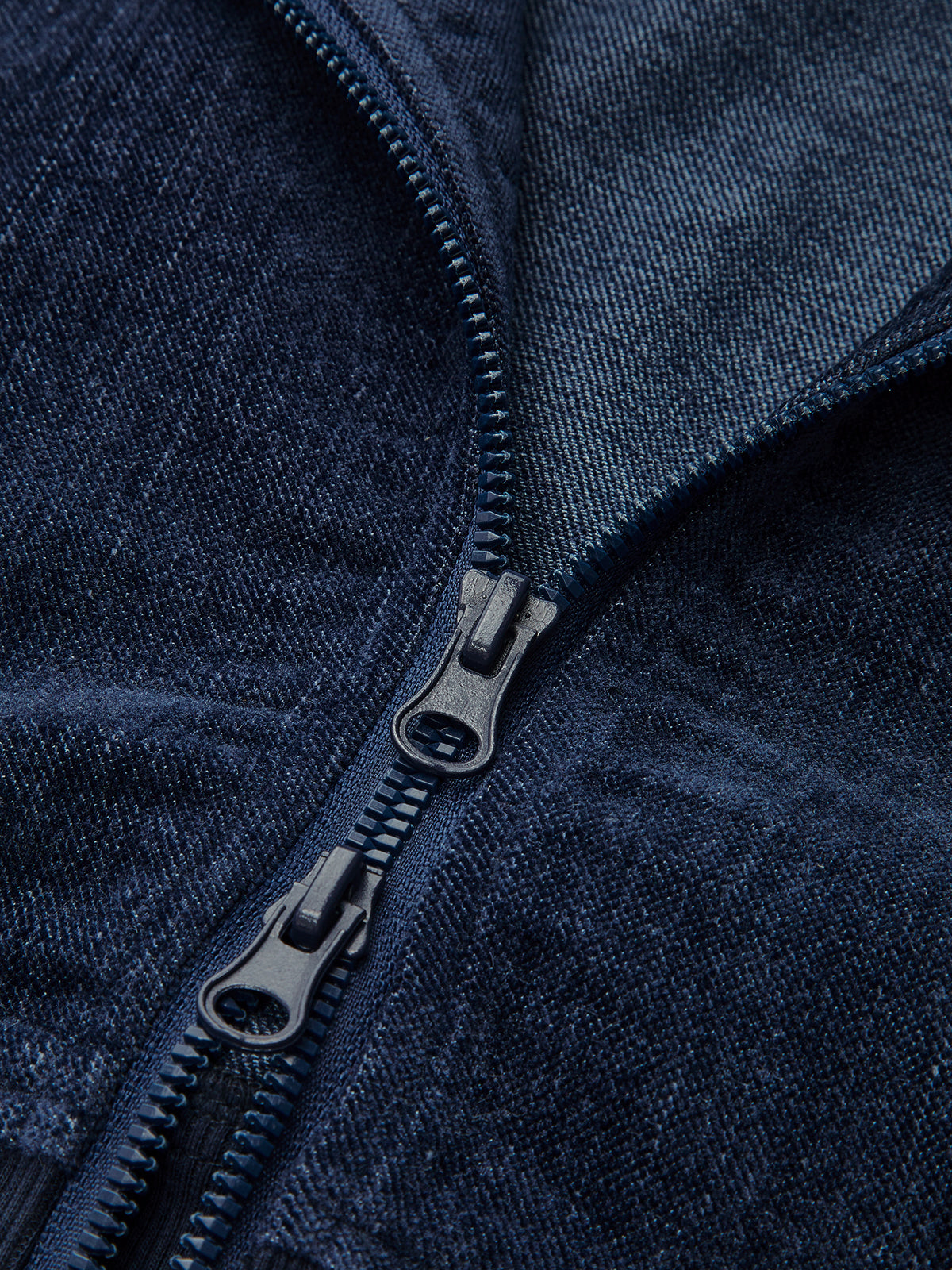 Conjunto de Chaqueta de Terciopelo con Cremallera y Pantalón Ancho