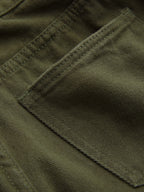 Jeans Anchos de Cintura Media con Panel Superpuesto