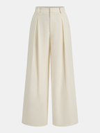 Conjunto de Top Sin Mangas con Cinturón y Pantalón Plisado de Corte Mejorado