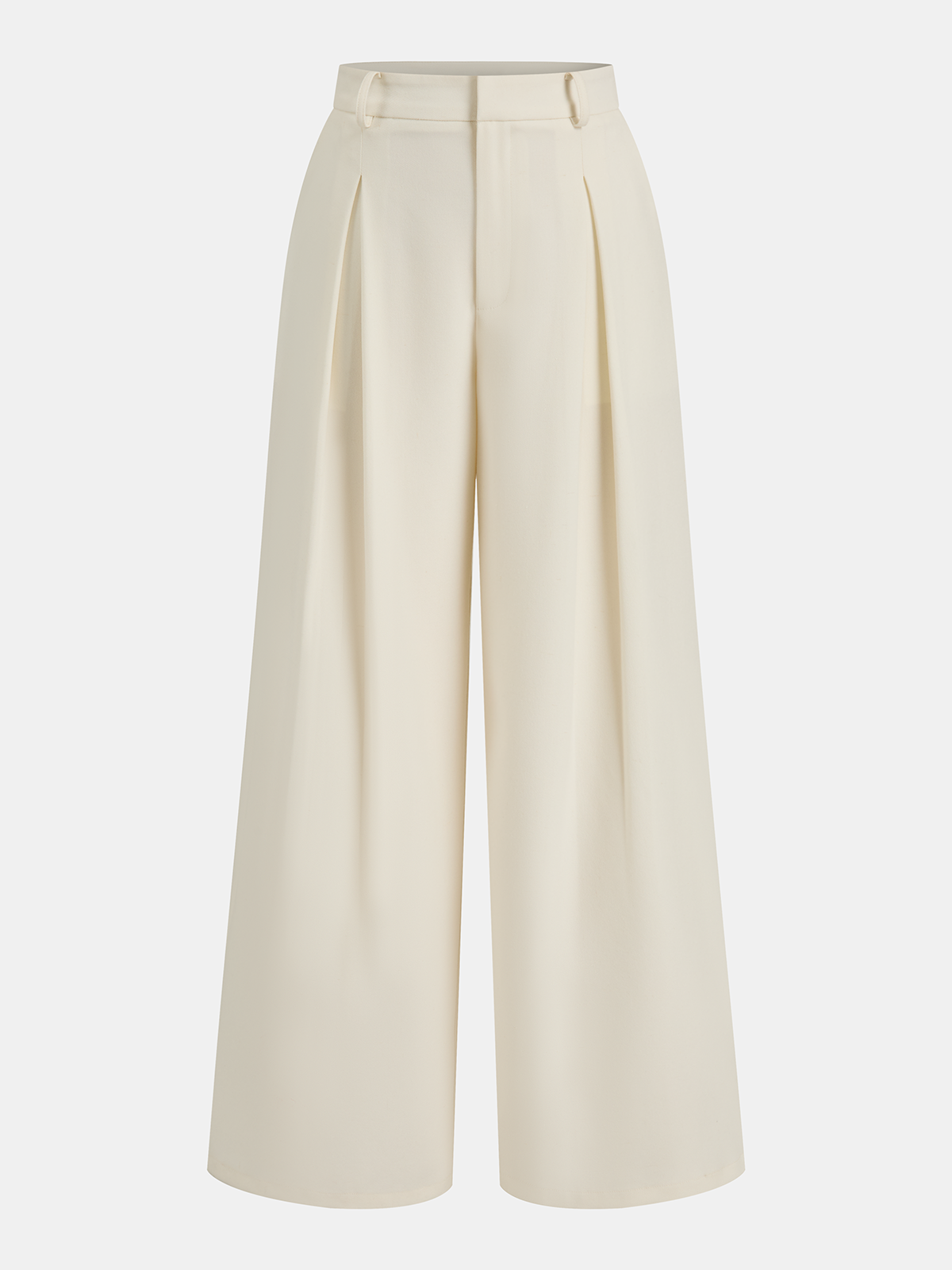 Conjunto de Top Sin Mangas con Cinturón y Pantalón Plisado de Corte Mejorado
